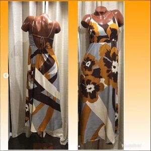 Tiare Teiti - Tua Long Dress Floral Print Medium